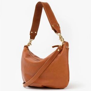 Clare V Tan Leather Hobo Bag